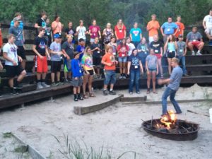 Youth Energy Camp Bonfire